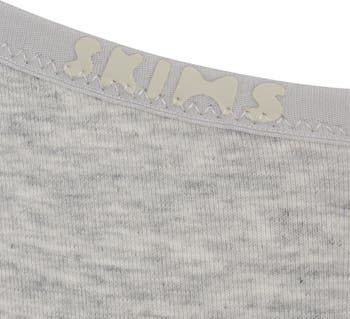 SKIMS Stretch Cotton Logo High Leg Bikini