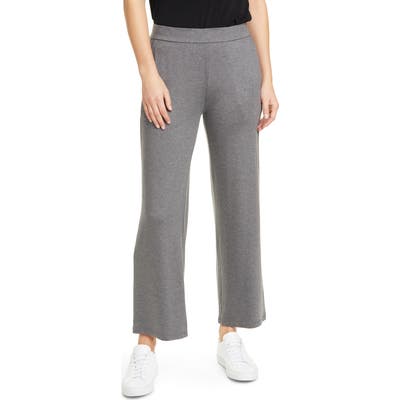 Eileen Fisher Ankle Straight Pants, Grey