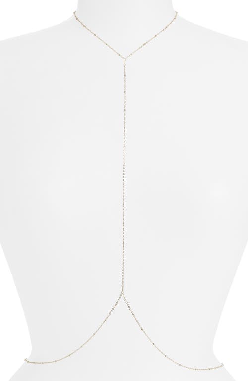 Slim Body Chain in Silver