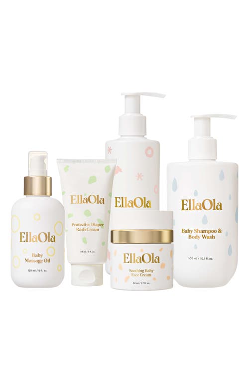 EllaOla The Baby's All Around Skin Care Set in White at Nordstrom