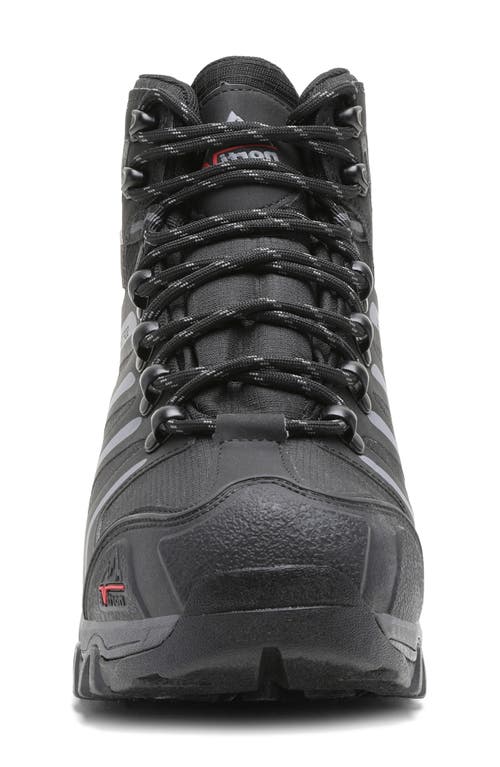 Shop Nortiv8 Waterproof Hiking Boot In Black/dark/grey
