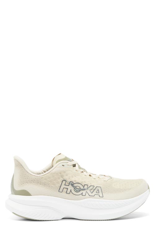 Shop Hoka Mach 6 Running Shoe In Oat Milk/barley