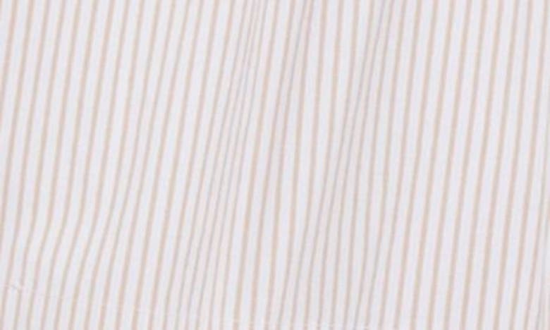 Shop Vineyard Vines Stripe Poplin Drawstring Shorts In B.stripe -white/ Cappuccino