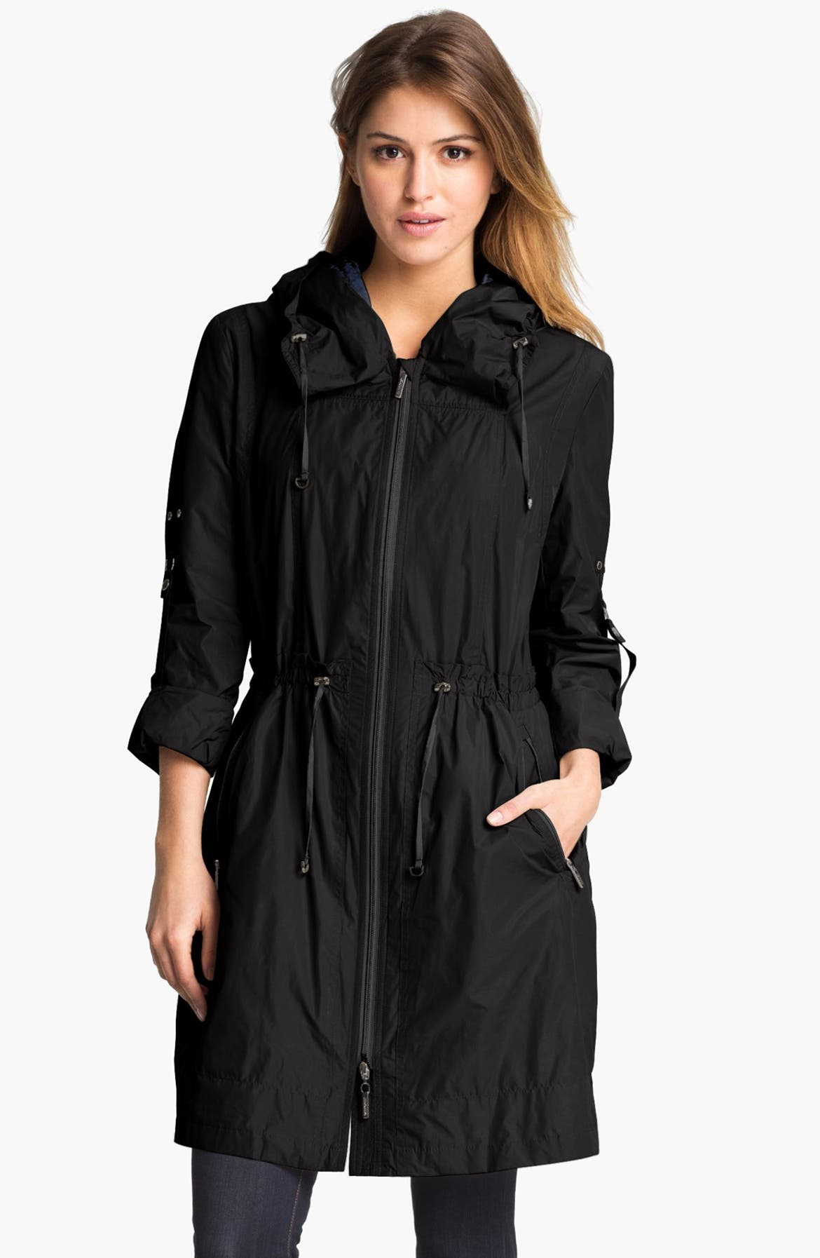 RAINFOREST Packable Hooded Raincoat | Nordstrom