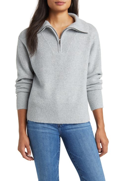 Women's Quarter Zip Pullover Sweaters | Nordstrom