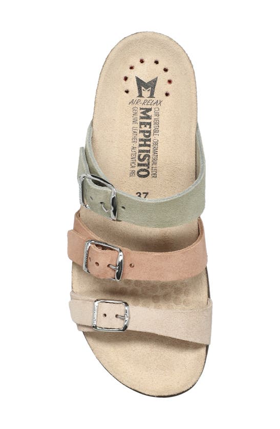 Shop Mephisto Hyacinta Slide Sandal In Tan