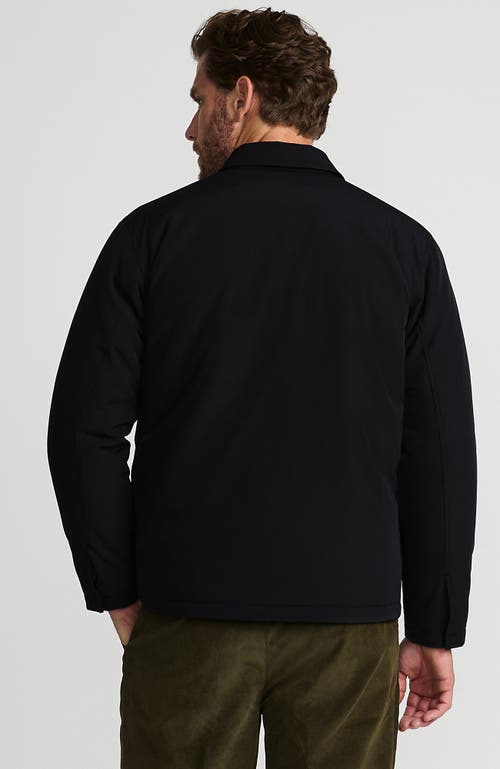 Shop Lands' End Insulated Commuter Shirt Jacket In Black