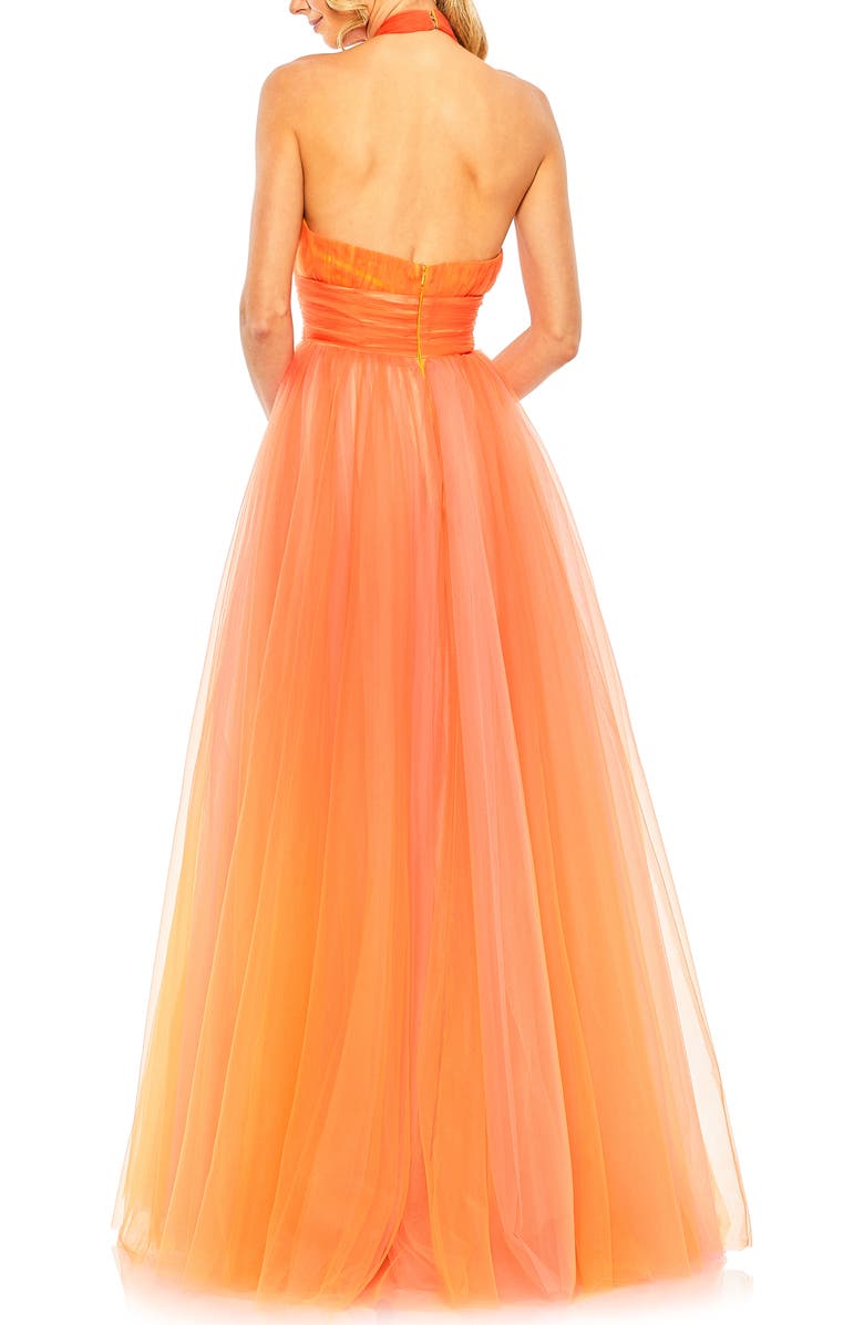 Mac Duggal Cross Front Ombré Tulle Gown Nordstrom