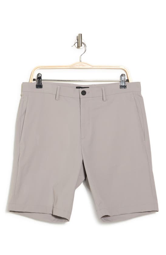 Theory Zaine Neoteric Slim Fit Shorts In Oyster