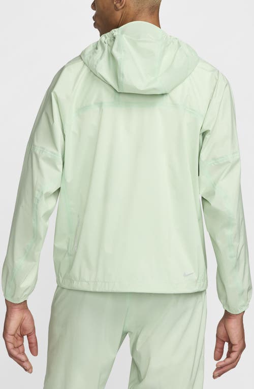 Shop Nike Acg Trail Snacks Storm-fit Adv Quarter Zip Pullover In Vapor Green/reflective Silver