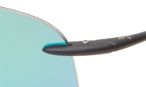 Maui Jim 62mm Core Shield Polarized Sunglasses In Black Black Green