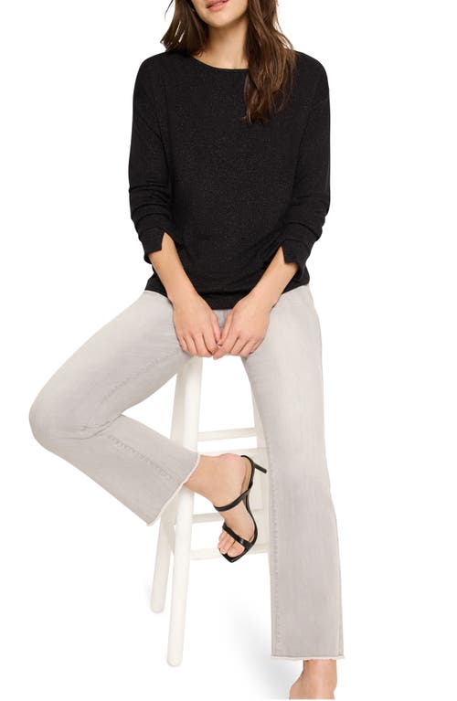 Nic + Zoe Nic+zoe Everyday Sparkle Relaxed Fit Top In Black Mix