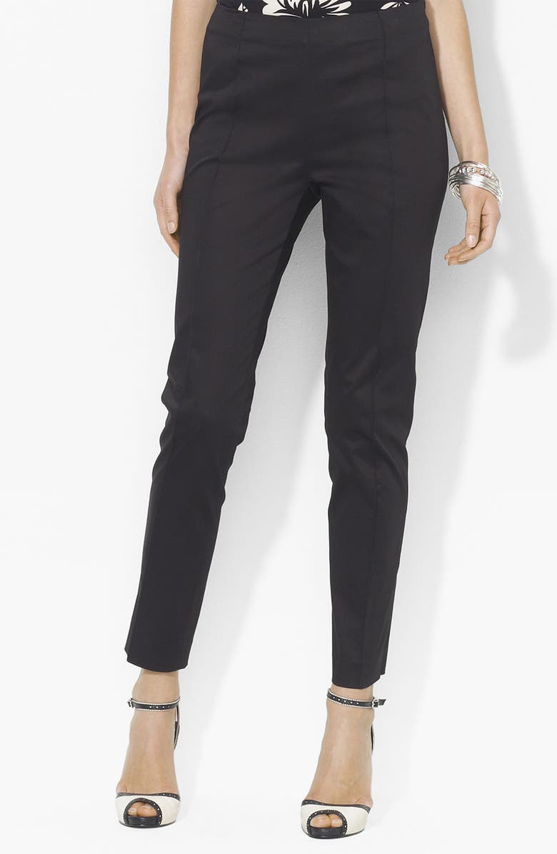 Lauren Ralph Lauren Side Zip Ankle Pants (Petite) (Online Exclusive ...