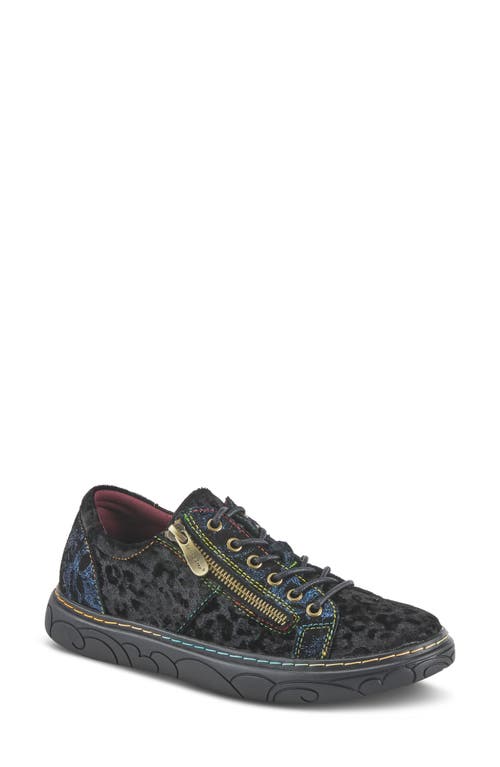 L'artiste By Spring Step Danli Cheetah Trainer In Grey
