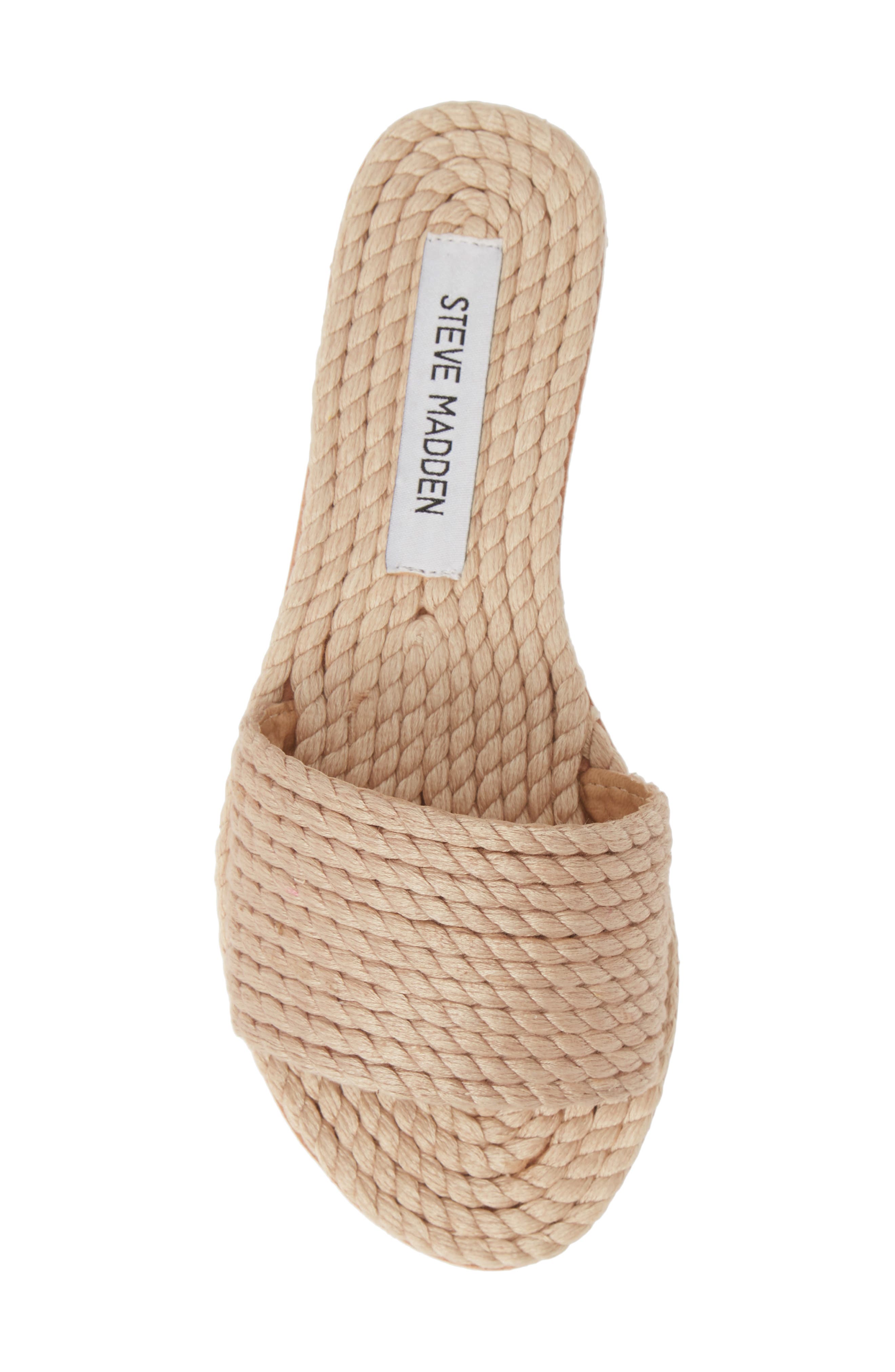 steve madden roper slide sandal