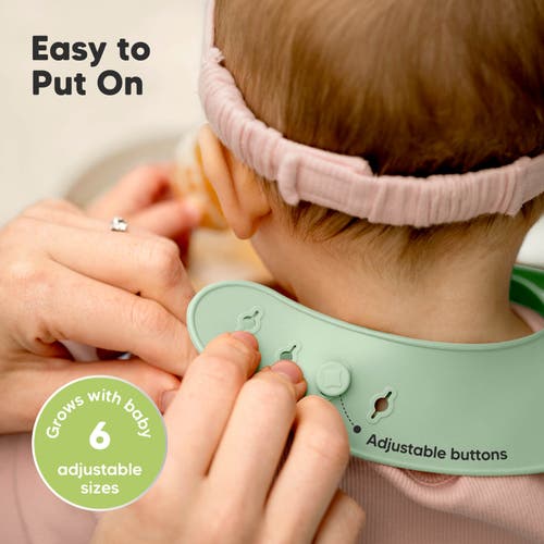 Keababies Prep Silicone Bibs In Mellow