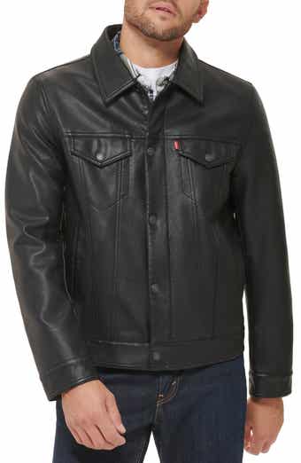 Levi's® Faux Leather Trucker Jacket