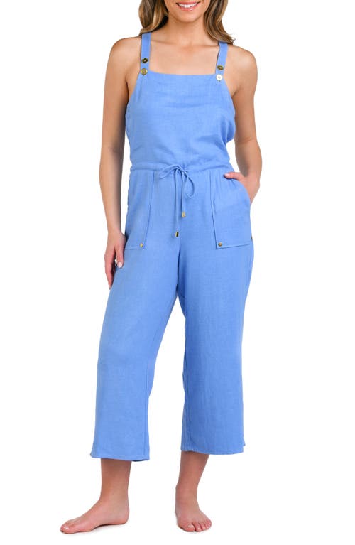Delphine Cover-Up Jumpsuit in Chambray