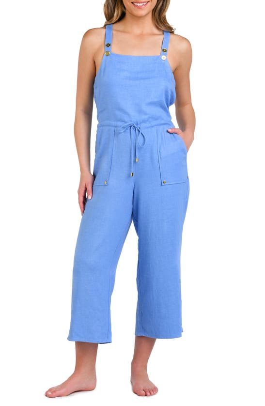 La Blanca Delphine Cover-up Jumpsuit In Chambray