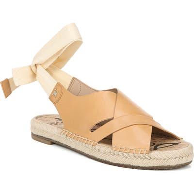 Sam Edelman Alisha Tie Slingback Espadrille Sandal- Beige