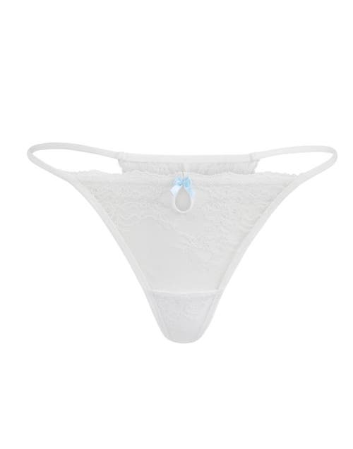 Shop Adore Me Margeaux G-string Panties In White