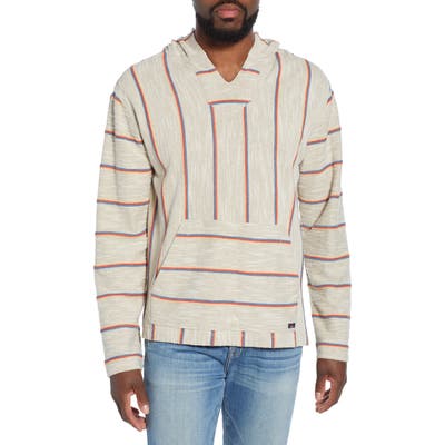 Faherty Baja Terry Hoodie, Brown