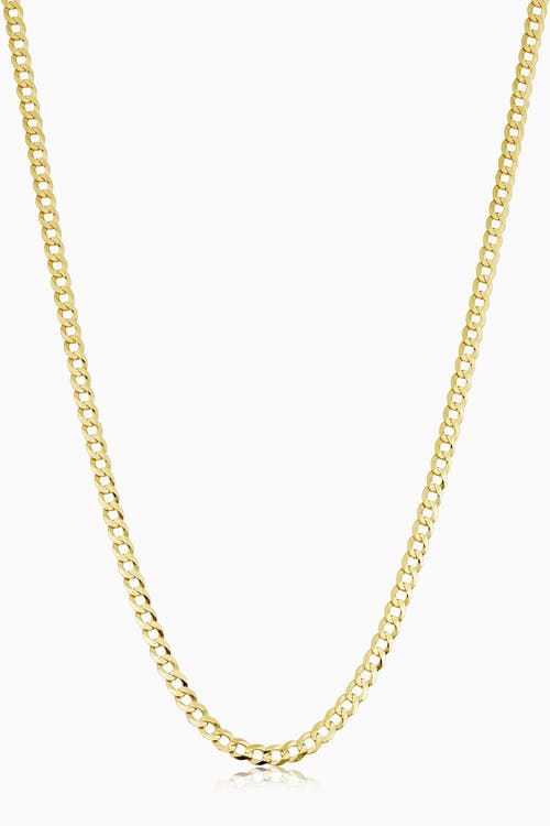 Shop Oradina 14k Yellow Gold Carmine Curb Choker