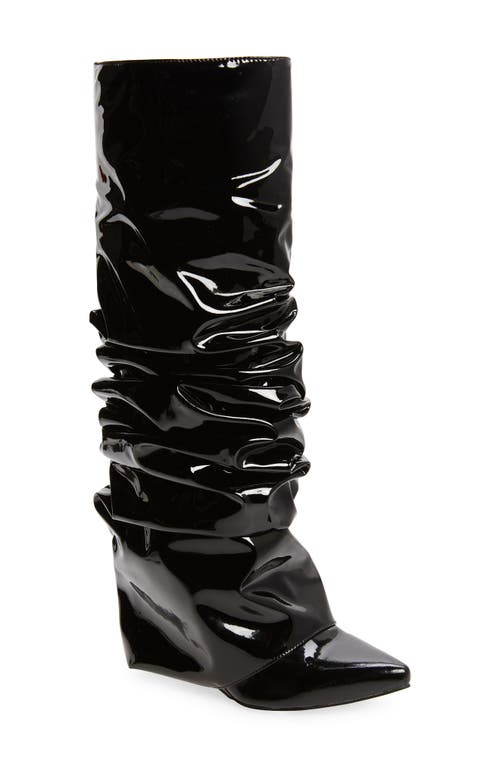 Sif Slouchy Knee High Boot in Black