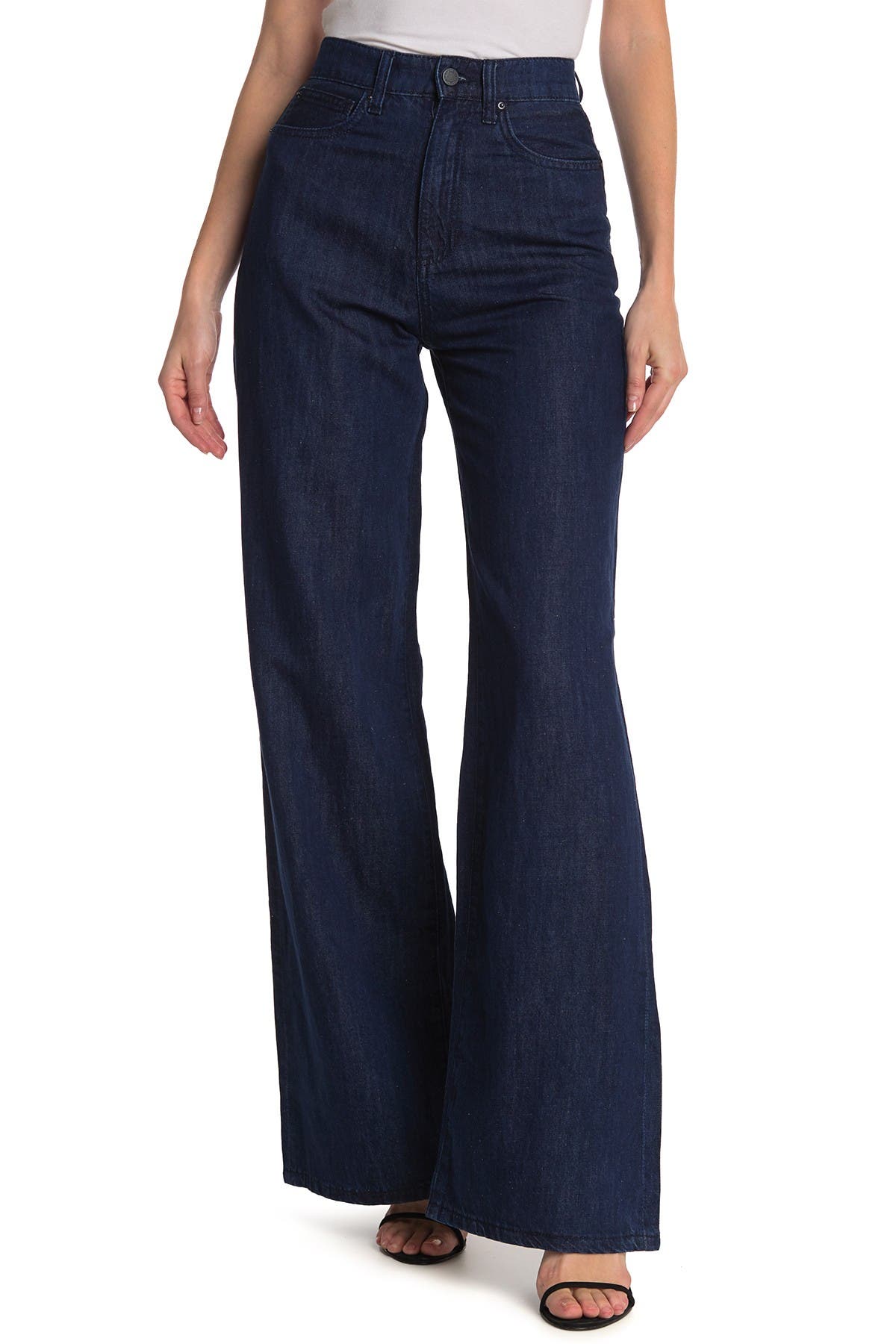 high rise wide jeans