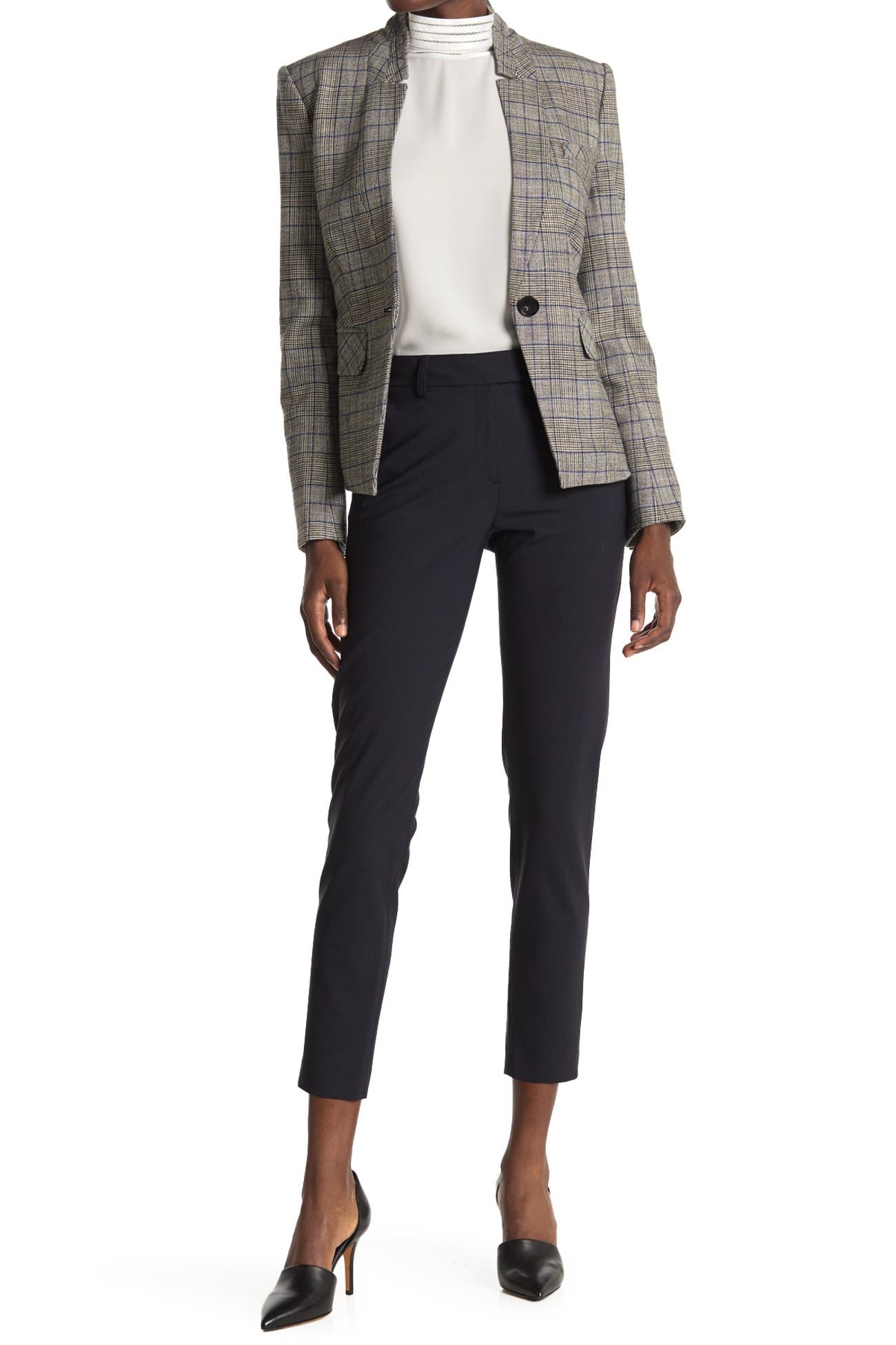 VERONICA BEARD | Tapered Wool Blend Crop Pants | Nordstrom Rack