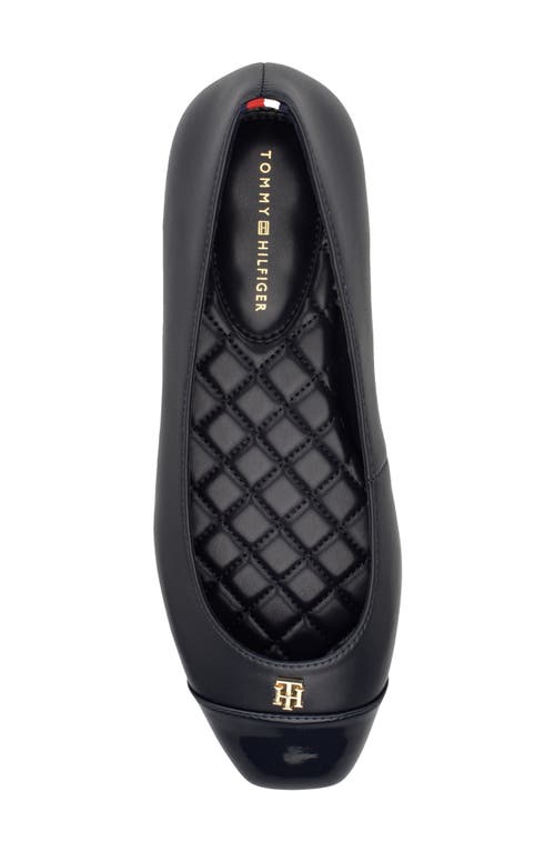 Tommy Hilfiger Women's Bekim Cap Toe Ballet Flats In Dark Blue