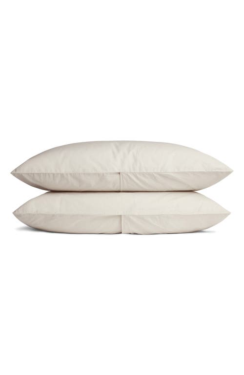 Parachute Set of 2 Percale Pillowcases in Sand at Nordstrom, Size King