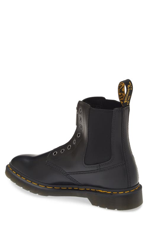 Shop Dr. Martens' Dr. Martens 1460 Chelsea Boot In Black Polished Smooth