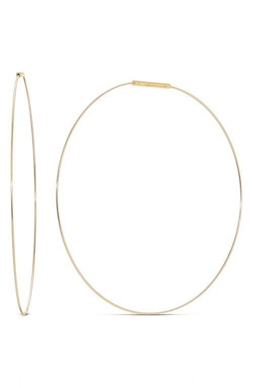 JURATE Harper Hoop Earrings in Gold