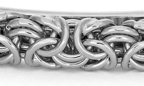 Fzn Byzantine Bangle In Silver