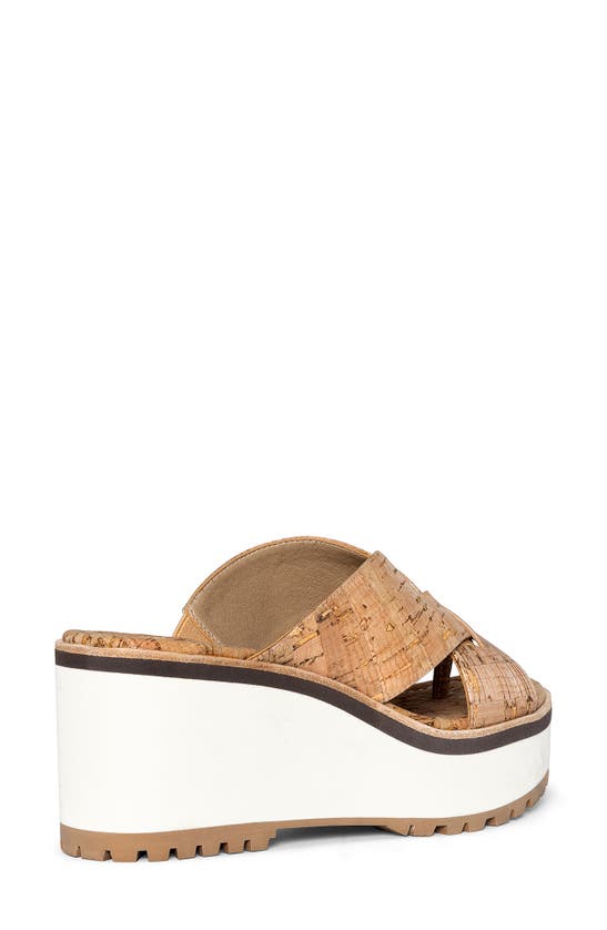 Shop Donald Pliner Wedge Platform Sandal In Natural