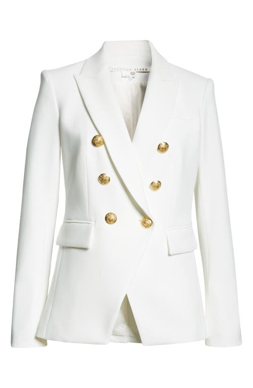 Veronica Beard Miller Dickey Jacket In Off White/gold