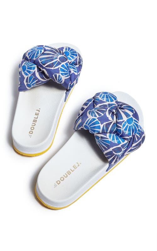 Shop La Doublej Treccia Slides Conchiglie Acquamarin