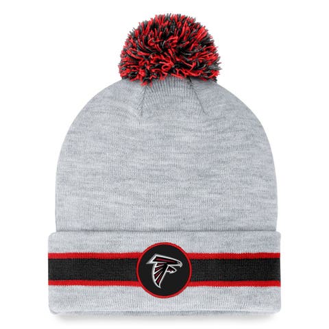 : '47 Women's Black Atlanta Falcons Fiona Logo Cuffed Knit Hat  with Pom : Sports & Outdoors