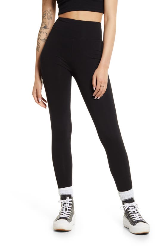 BP. Classic High Waist Organic Cotton Blend Leggings, Nordstrom