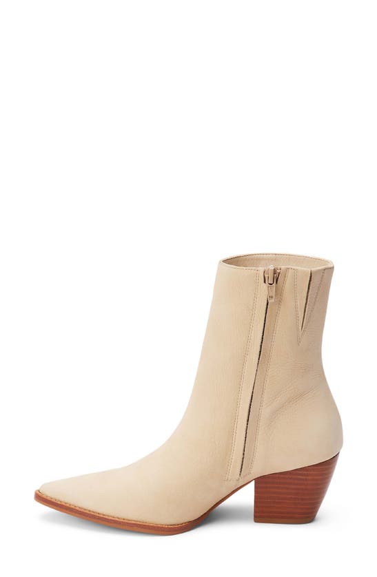 Shop Matisse Caty Western Pointed Toe Bootie In Cream