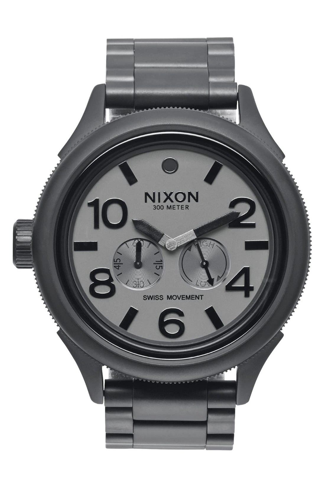 Nixon 'The October Tide' Multifunction Bracelet Watch, 49mm Nordstrom