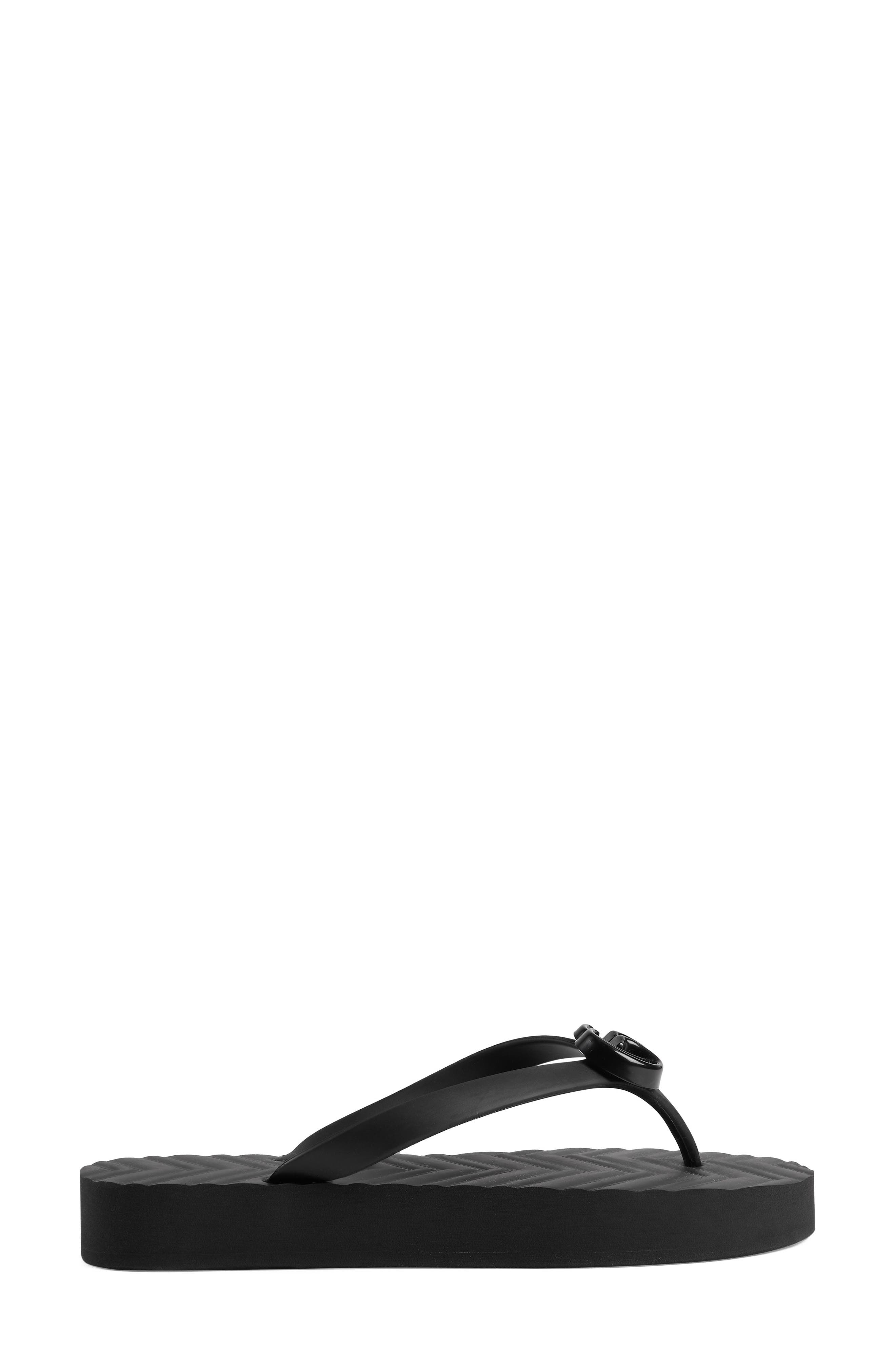 Gucci Pascar GG Platform Flip Flop 