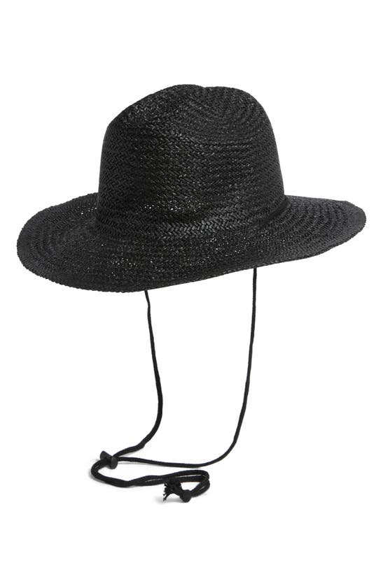 Shop Melrose And Market Straw Cowboy Hat In Black