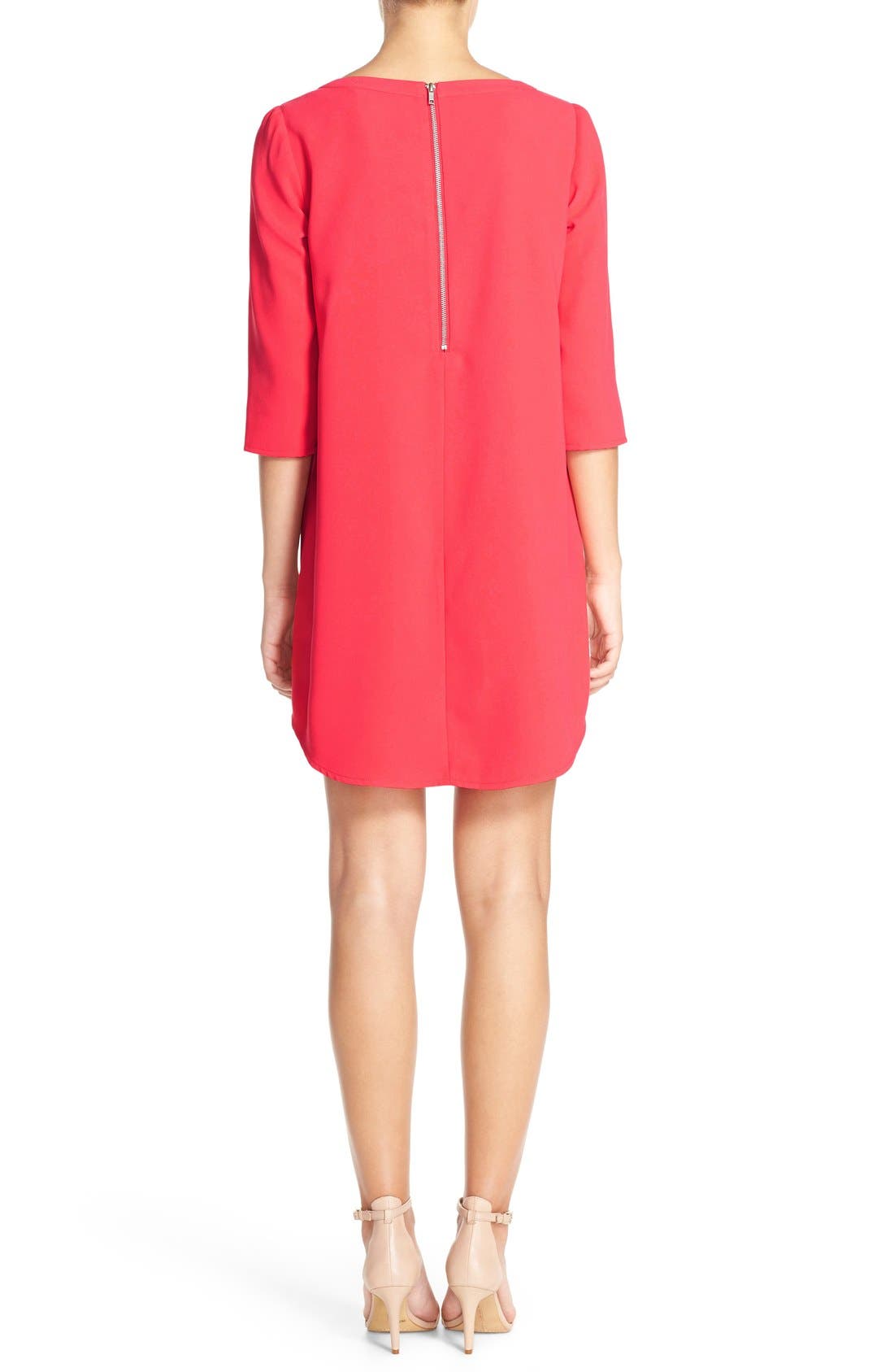 bb dakota jazlyn crepe shift dress