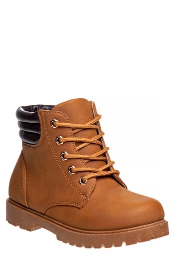 Rugged Bear Lace-up Boot In Tan