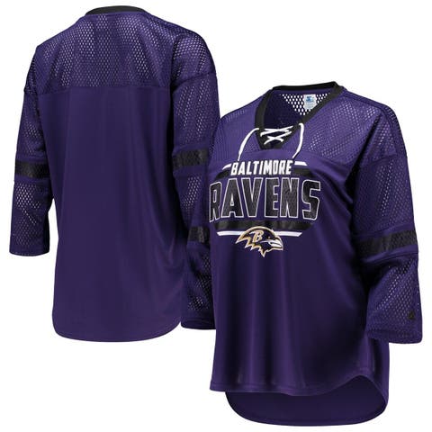 Men's Starter Purple/Black Baltimore Ravens Extreme Full-Zip Hoodie