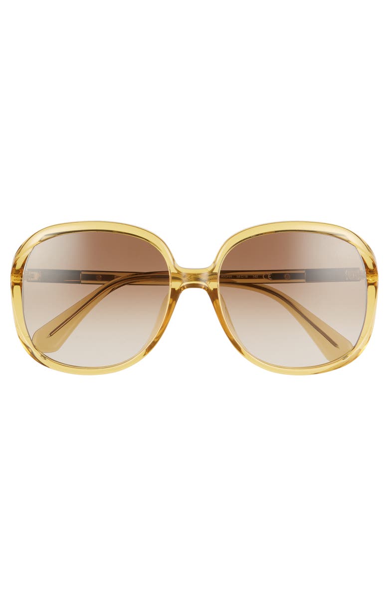 kate spade new york mackennas 58mm gradient square sunglasses, Alternate, color, 