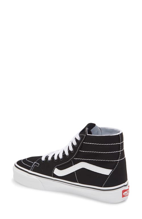 Shop Vans Sk8-hi Tapered Sneaker In Black/true White