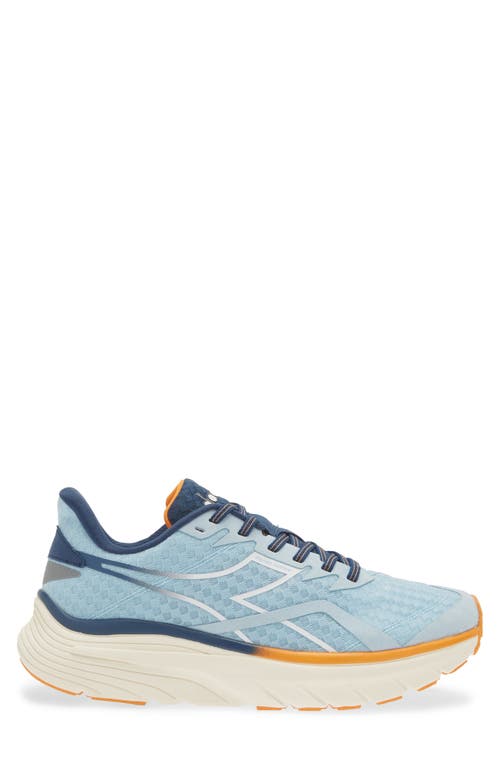 Diadora Equipe Nucleo Running Shoe In Dream Blue/white/blue Opal
